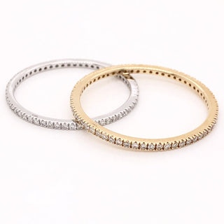 Petite Diamond Eternity Band  Lindsey Leigh Jewelry.
