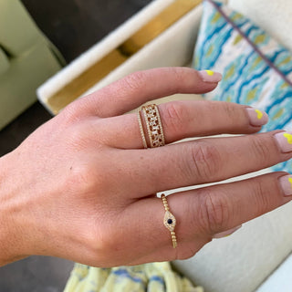 Petite Diamond Eternity Band  Lindsey Leigh Jewelry.

