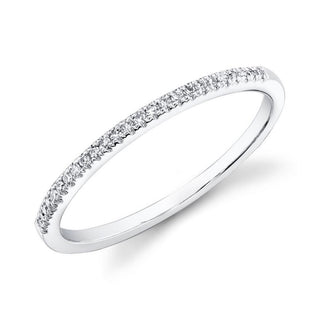 Petite Diamond Halfway Band  Lindsey Leigh Jewelry.
