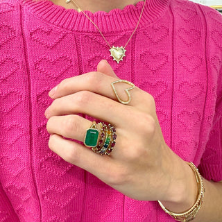 Petite Ruby Chasing Pear  Lindsey Leigh Jewelry.
