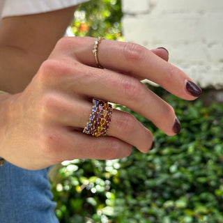Petite Ruby Chasing Pear  Lindsey Leigh Jewelry.
