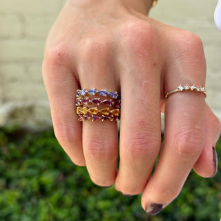 Petite Ruby Chasing Pear  Lindsey Leigh Jewelry.
