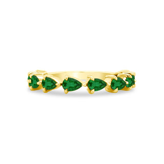 Petite Tsavorite Chasing Pear  Lindsey Leigh Jewelry.

