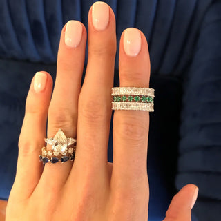 Radiant Cut Band  Lindsey Leigh Jewelry.
