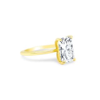 Radiant Diamond Solitaire  Lindsey Leigh Jewelry.
