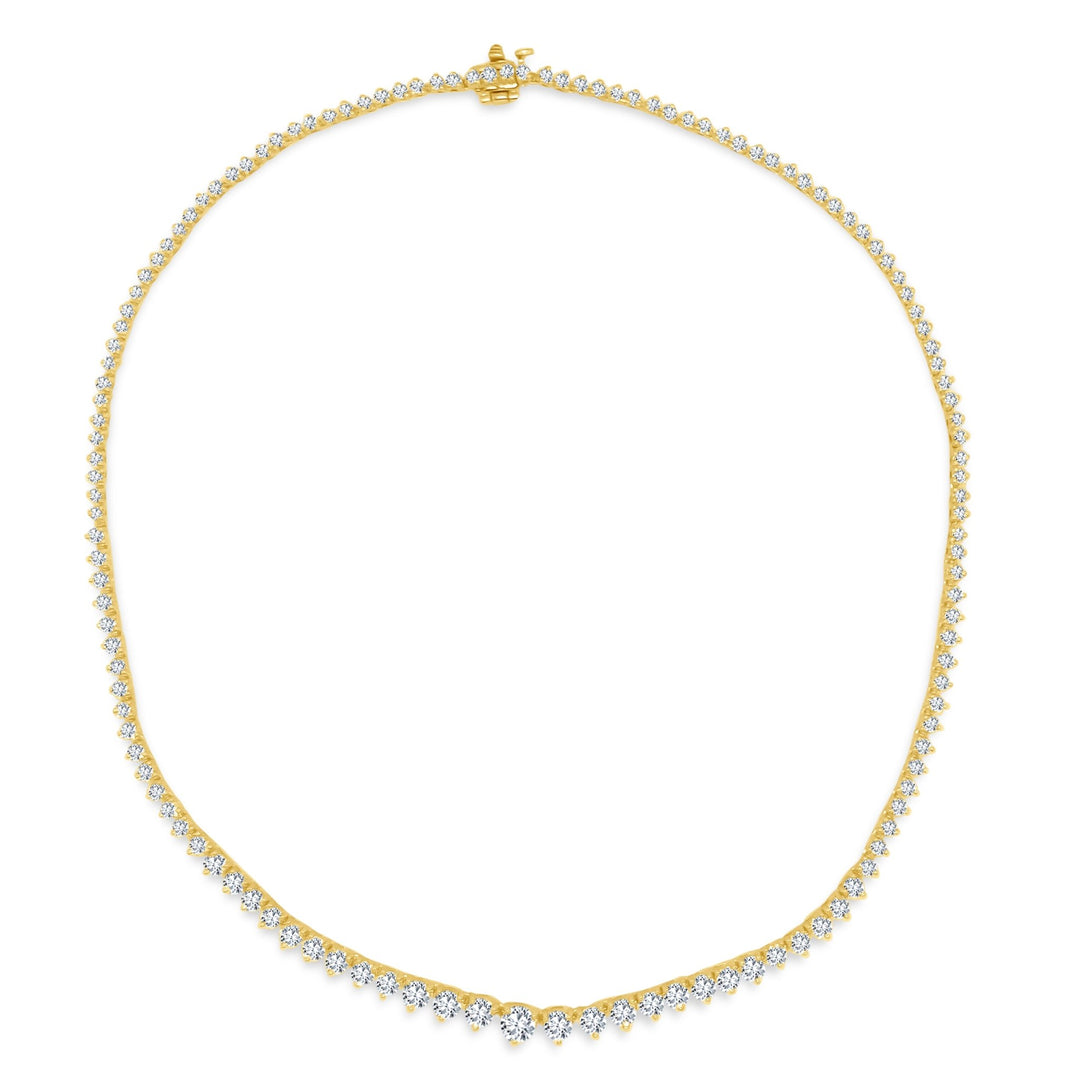 Riviera Diamond Tennis Necklace - Lindsey Leigh Jewelry