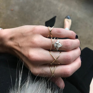 Rope X Ring  Lindsey Leigh Jewelry.
