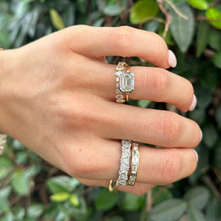 Rotating Trillion Band  Lindsey Leigh Jewelry.
