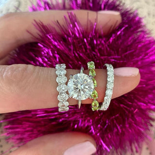 Round Solitaire  Lindsey Leigh Jewelry.
