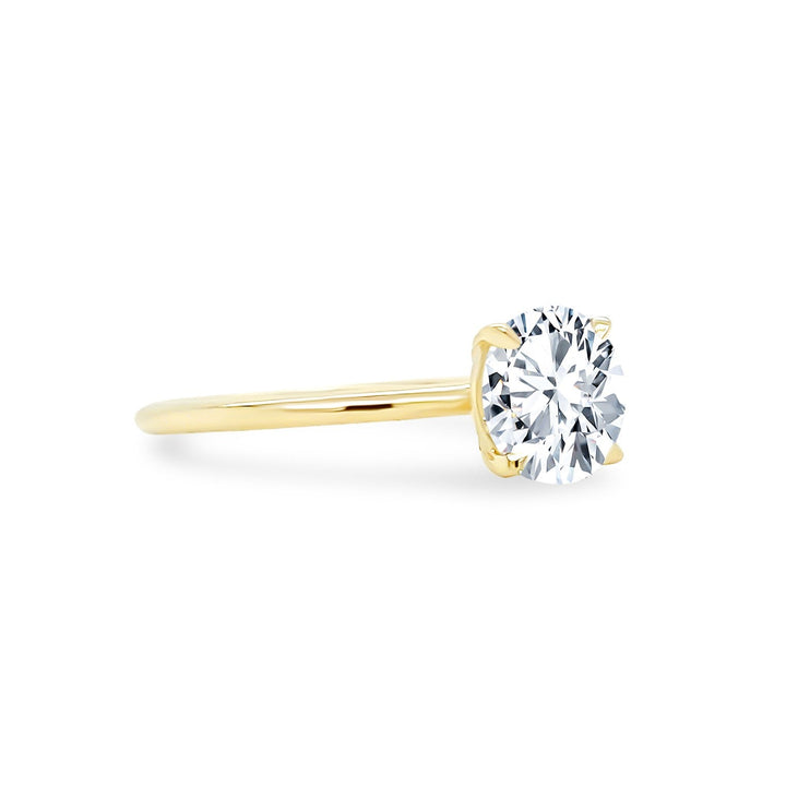 Round Diamond Solitaire - Lindsey Leigh Jewelry
