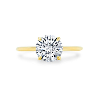 Round Solitaire  Lindsey Leigh Jewelry.
