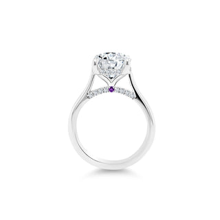Round Solitaire  Lindsey Leigh Jewelry.
