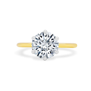 Round Solitaire  Lindsey Leigh Jewelry.
