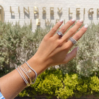 Round Eagle Prong Band  Lindsey Leigh Jewelry.
