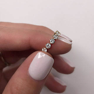 Round Eagle Prong Band  Lindsey Leigh Jewelry.
