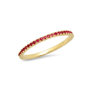 Ruby Eternity Band  Lindsey Leigh Jewelry.

