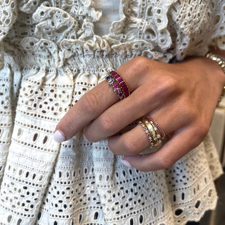 Ruby Eternity Band - Lindsey Leigh Jewelry