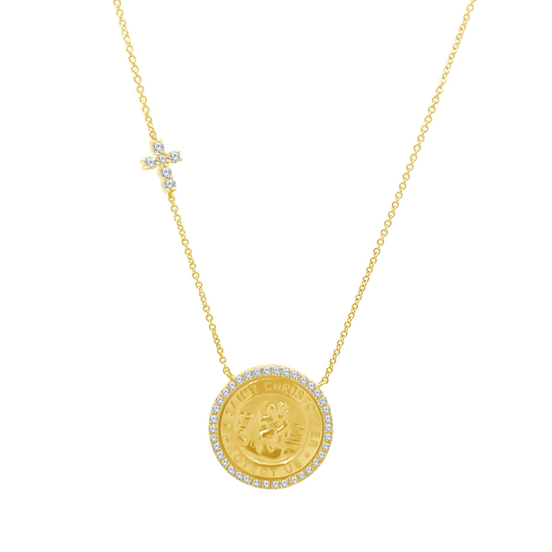 Saint Christopher Medal - Lindsey Leigh Jewelry