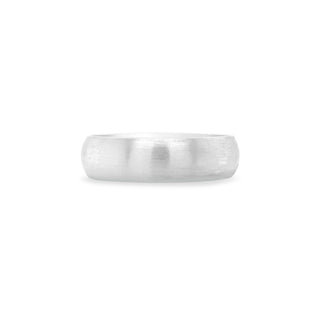 Satin Brushed Half Round Band  Lindsey Leigh Jewelry.
