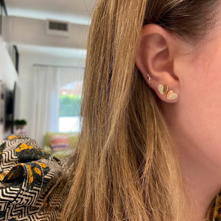 Scattered Baguette Stud  Lindsey Leigh Jewelry.
