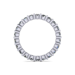 Shared Prong Band  Lindsey Leigh Jewelry.
