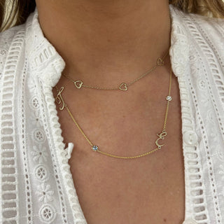 Signature Initial Necklace  Lindsey Leigh Jewelry.
