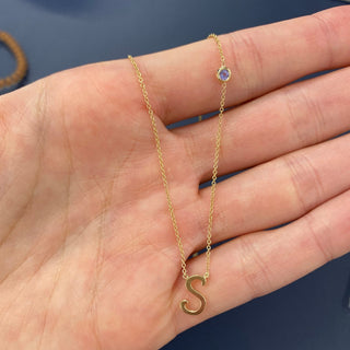 Signature Initial Necklace  Lindsey Leigh Jewelry.

