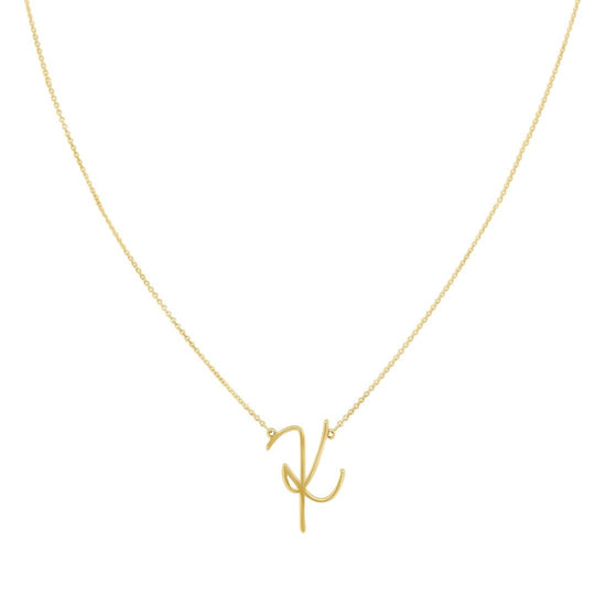 Signature Initial Necklace – Lindsey Leigh Jewelry