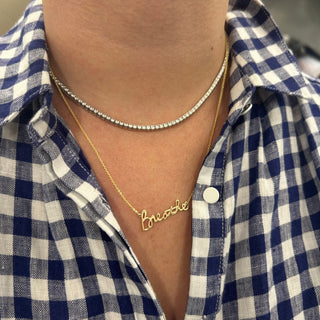 Signature Necklace  Lindsey Leigh Jewelry.
