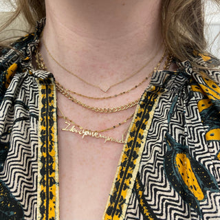Signature Necklace  Lindsey Leigh Jewelry.
