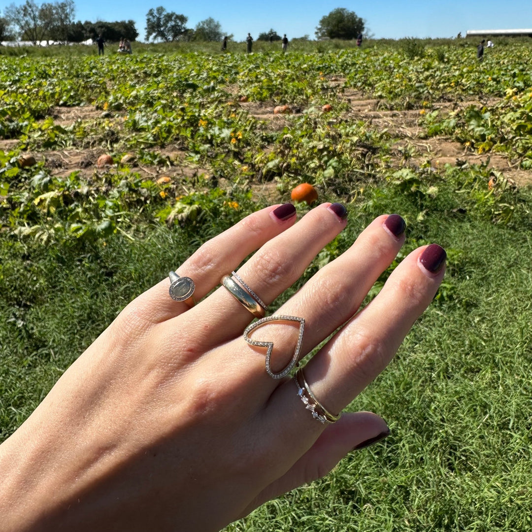 Simple Scattered Baguette Ring - Lindsey Leigh Jewelry