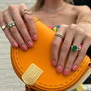 Simple Scattered Baguette Ring  Lindsey Leigh Jewelry.
