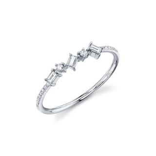 Simple Scattered Baguette Ring  Lindsey Leigh Jewelry.
