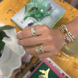 Simple Scattered Baguette Ring  Lindsey Leigh Jewelry.
