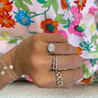Simple Scattered Baguette Ring  Lindsey Leigh Jewelry.

