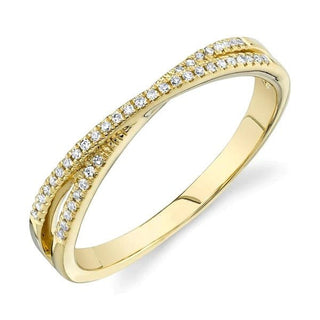 Skinny Diamond X Ring  Lindsey Leigh Jewelry.
