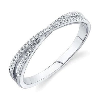 Skinny Diamond X Ring  Lindsey Leigh Jewelry.
