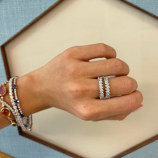 Slanted Marquise Band  Lindsey Leigh Jewelry.
