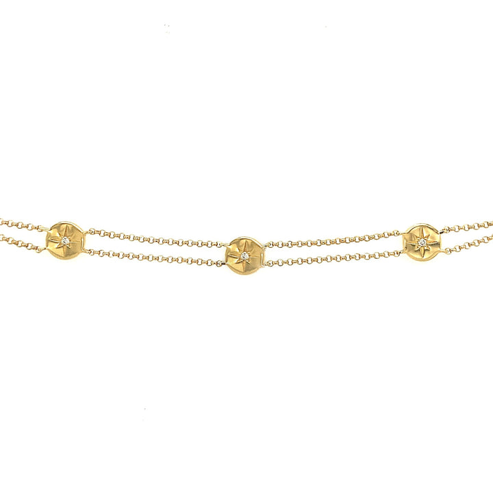 Star Diamond Station Bracelet - Lindsey Leigh Jewelry