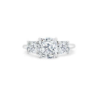 Triple Cushion Cut  Lindsey Leigh Jewelry.
