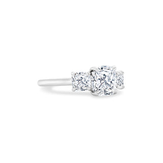 Triple Cushion Cut  Lindsey Leigh Jewelry.
