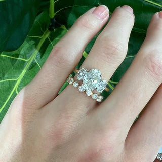 Triple Oval Cut  Lindsey Leigh Jewelry.
