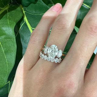 Triple Oval Cut  Lindsey Leigh Jewelry.
