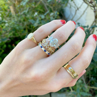 Triple Oval Cut  Lindsey Leigh Jewelry.
