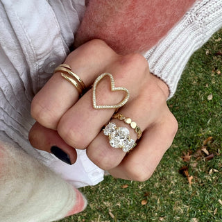Triple Oval Cut  Lindsey Leigh Jewelry.
