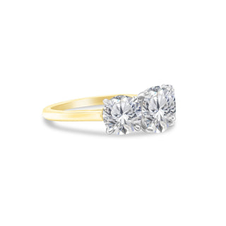 Triple Round Cut  Lindsey Leigh Jewelry.
