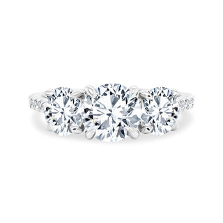 Triple Round Cut  Lindsey Leigh Jewelry.
