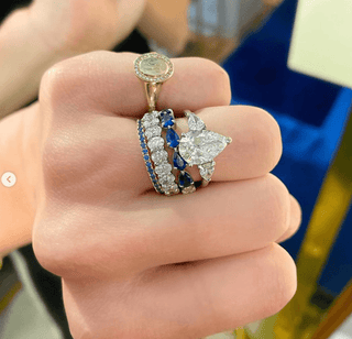 TIBAL Sapphire Eternity Band  Lindsey Leigh Jewelry.

