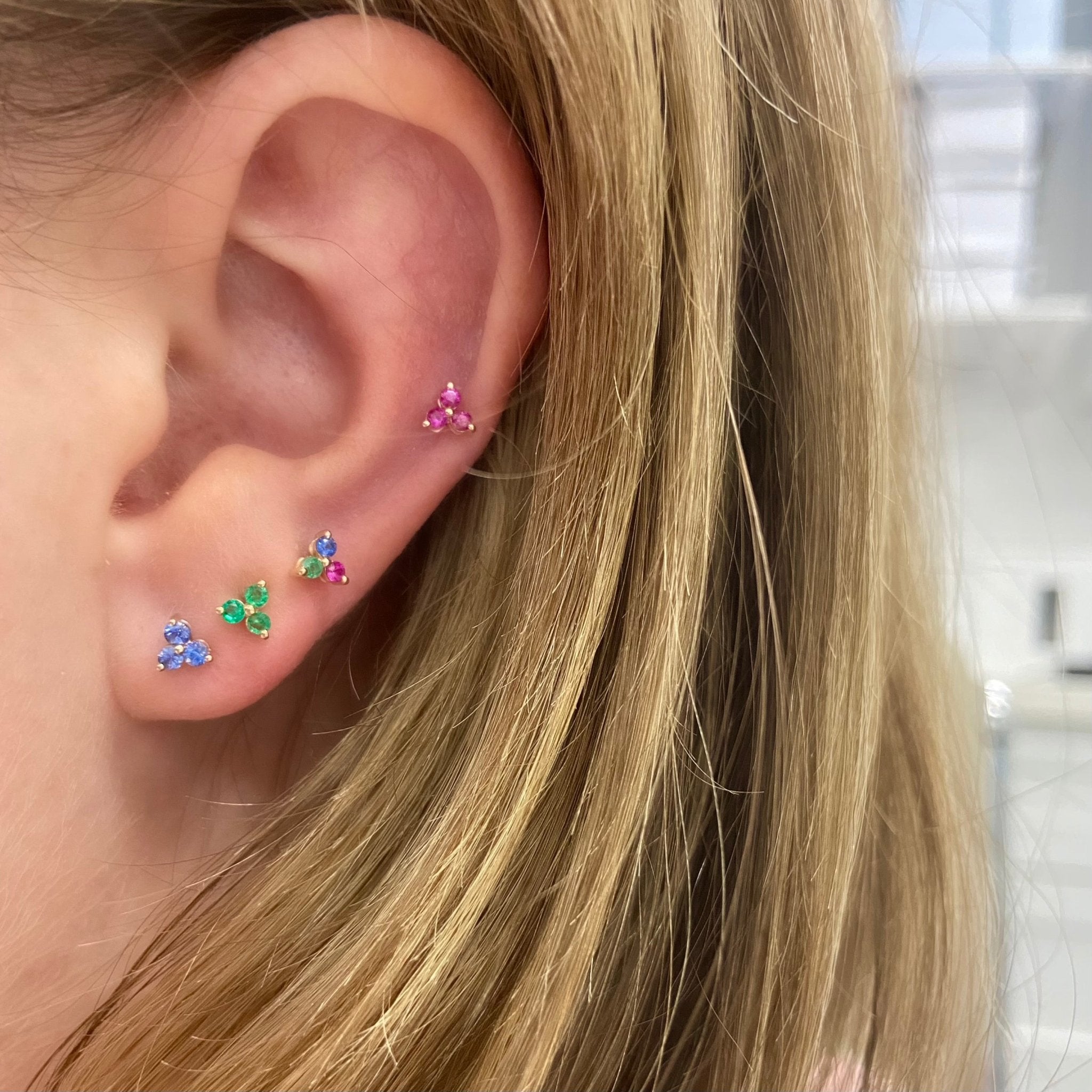 Emerald Stud Earrings | Made In Earth US