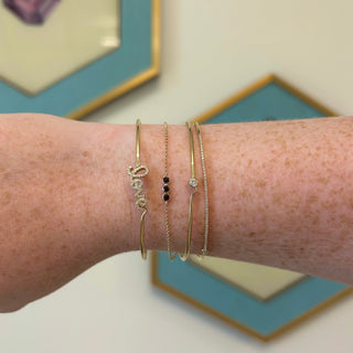 Triple Bubble Gemstone Bracelet  Lindsey Leigh Jewelry.
